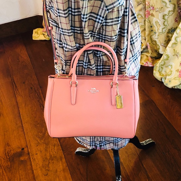 NWT Coach md Surrey Leather Satchel&wallet - Picture 3 of 8